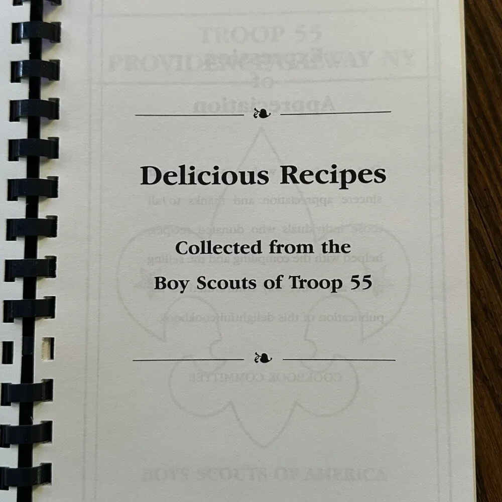 A Community Cookbook Boy Scouts Troop 55 Providence/Galway‎ New York
